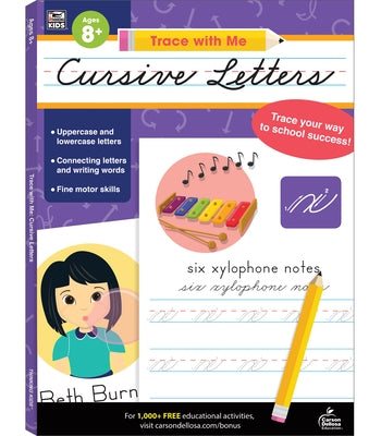 Trace with Me Cursive Letters by Thinking Kids