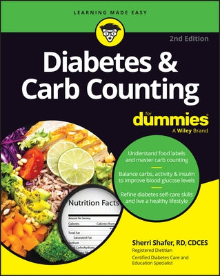 Diabetes & Carb Counting for Dummies by Shafer, Sherri