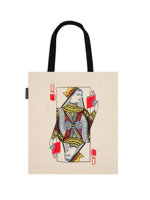 Queen of Books Tote Bag by Out of Print