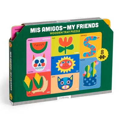 MIS Amigos-My Friends Wooden Tray Puzzle by Mudpuppy