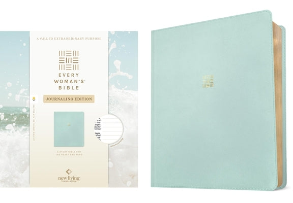 NLT Every Woman's Bible, Journaling Edition, Filament Enabled (Leatherlike, Seafoam Blue, Red Letter) by New Living Translation