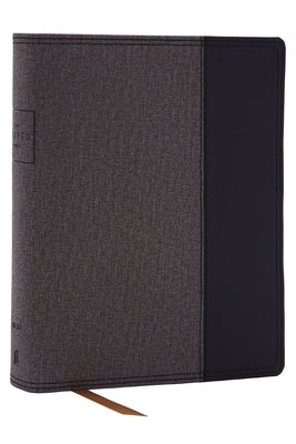 The Prayer Bible: Pray God's Word Cover to Cover (Nkjv, Black/Gray Leathersoft, Red Letter, Comfort Print) by Thomas Nelson