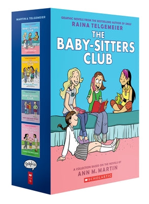 The Baby-Sitters Club #1-4 Graphic Novel Box Set by Telgemeier, Raina