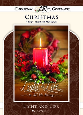 Boxed Cards - Christmas - Solid - Light and Life by Warner Press