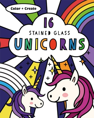 Stained Glass Coloring Unicorns by Baldwin, Hannah
