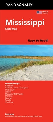 Rand McNally Easy to Read: Mississippi State Map by Rand McNally