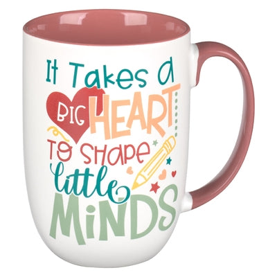 Mug Red Big Heart to Shape Minds by Christian Art Gifts