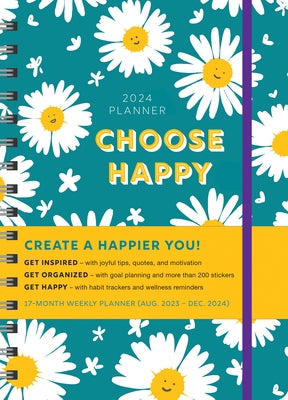 2024 Choose Happy Planner: August 2023-December 2024 by Sourcebooks