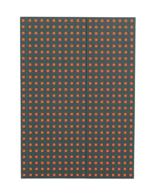 Grey on Orange Paper-Oh Quadro B5 Lined by Paperblanks Journals Ltd