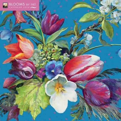 Blooms by Nel Whatmore Wall Calendar 2024 (Art Calendar) by Flame Tree Studio