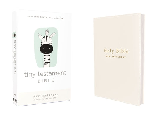 Niv, Tiny Testament Bible, New Testament, Leathersoft, White, Comfort Print by Zondervan