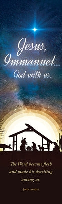 Bookmark - Christmas - Jesus Immannuel - John 1:14 (Niv) by Warner Press