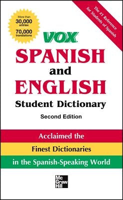 Vox Spanish and English Student Dictionary Pb, 2nd Edition by Vox