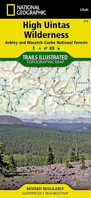 High Uintas Wilderness Map [Ashley and Wasatch-Cache National Forests] by National Geographic Maps