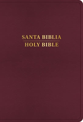 Rvr 1960/KJV Biblia Biling?e Letra Grande, Borgo?a Imitaci?n Piel (Edici?n 2024) by B&h Espa?ol Editorial