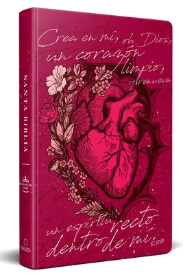 Biblia Reina Valera 1960 Letra Grande, Tapa Dura, Tamaño Manual Corazón (Rosada) / Spanish Bible Rvr 1960. Handy Size, Large Print, Hardcover, Pink by Reina Valera Revisada 1960
