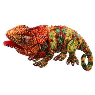 Full Bodied Orange Chameleon Hand Puppet: Chameleon (Orange) by The Puppet Company Ltd