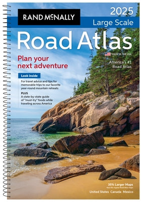 Rand McNally 2025 Large Scale Road Atlas by Rand McNally