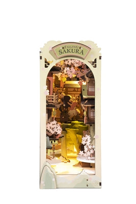 Falling Sakura Book Nook by Robotime LLC