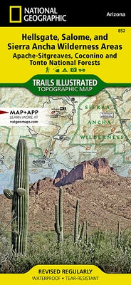 Hellsgate, Salome, and Sierra Ancha Wilderness Areas Map [Apache-Sitgreaves, Coconino, and Tonto National Forests] by National Geographic Maps