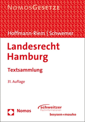 Landesrecht Hamburg: Textsammlung by Hoffmann-Riem, Wolfgang