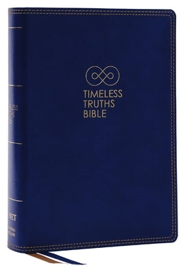 Timeless Truths Bible: One Faith. Handed Down. for All the Saints. (Net, Blue Leathersoft, Comfort Print) by Capps, Matthew Z.