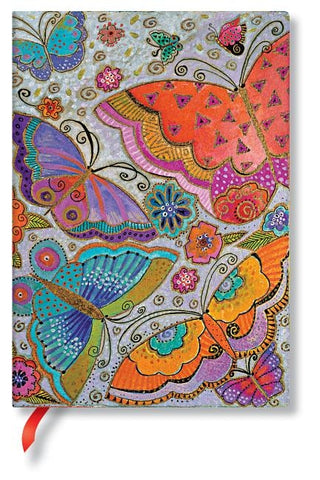 Paperblanks Flutterbyes Playful Creations Softcover Flexi MIDI Lined 176 Pg 100 GSM by Paperblanks