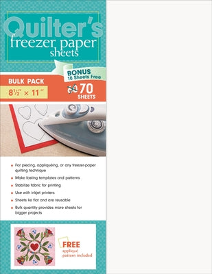 Quilter's Freezer Paper Sheets Bulk Pack by C&t Publishing