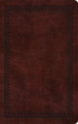 ESV Thinline Bible (Trutone, Mahogany, Border Design) by 