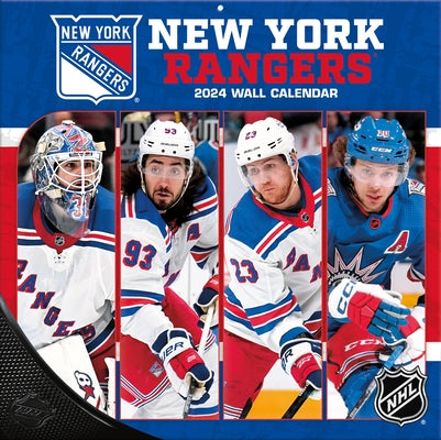 New York Rangers 2024 12x12 Team Wall Calendar by Turner Sports