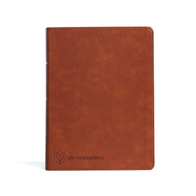 CSB Life Counsel Bible, Burnt Sienna Leathertouch: Practical Wisdom for All of Life by New Growth Press