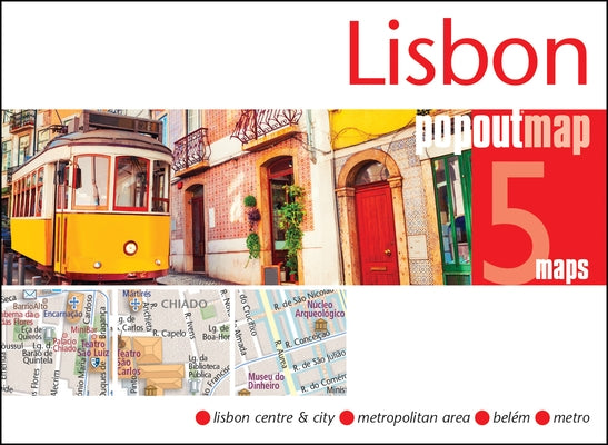 Lisbon Popout Map by Maps, Popout