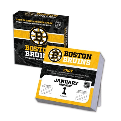 Boston Bruins 2024 Box Calendar by Turner Licensing