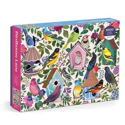 Birdhouse Lane 1000 Piece Puzzle by Galison