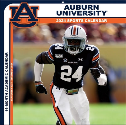 Auburn Tigers 2024 12x12 Team Wall Calendar by Turner Sports