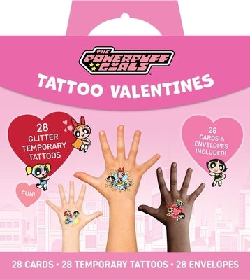 Powerpuff Girls Temporary Tattoo Valentines: School Valentines by Insights