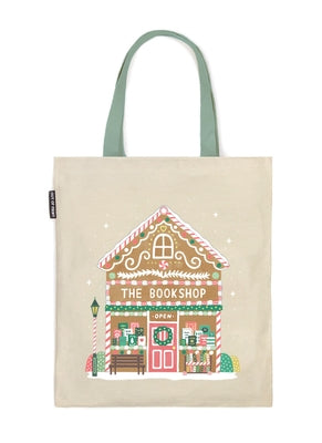 Gingerbread Bookshop Tote by Out of Print