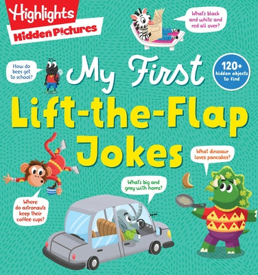Hidden Pictures My First Lift-The-Flap Jokes: A Lift-The-Flap Joke Book for Beginning Readers, Interactive Kids Joke Book with Hidden Pictures Puzzles by Highlights