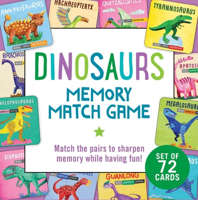 Dinosaurs Memory Match Game (Set of 72 Cards) by Peter Pauper Press
