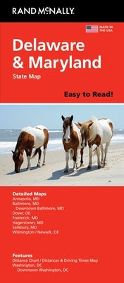 Rand McNally Easy to Read: Delaware, Maryland State Map by Rand McNally