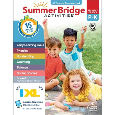 Summer Bridge Activities, Grades Pk - K by Summer Bridge Activities