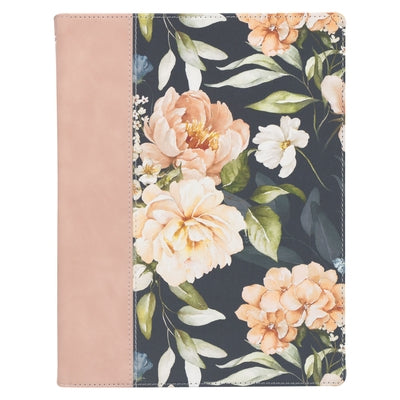 KJV Note-Taking Bible LP Faux Leather Hc Floral by Christian Art Gifts