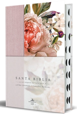 Biblia Reina Valera 1960 Letra Grande. Tela Rosada Con Flores, Manual Con Ã-Ndice / Spanish Bible Rvr 1960, Large Print, Pink Floral Cloth with Index by Reina Valera Revisada 1960