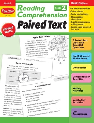 Reading Comprehension: Paired Text, Grade 2 Teacher Resource by Evan-Moor Corporation