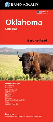 Rand McNally Easy to Read: Oklahoma State Map by Rand McNally