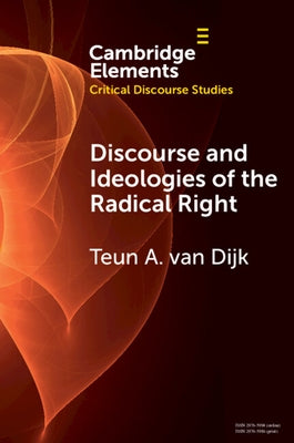 Discourse and Ideologies of the Radical Right by Van Dijk, Teun A.