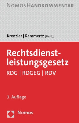 Rechtsdienstleistungsgesetz: Rdg / Rdgeg / Rdv by Krenzler, Michael