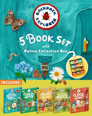 Backpack Explorer 5-Book Set with Nature Collection Box by Editors of Storey Publishing