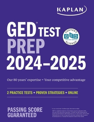 GED Test Prep 2024-2025: Includes a Diagnostic Pretest, 2 Full Length Practice Tests, 1000+ Practice Questions, and 40+ Online Videos by Van Slyke, Caren