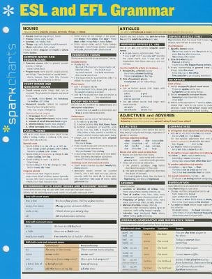 ESL and EFL Grammar Sparkcharts: Volume 16 by Sparknotes